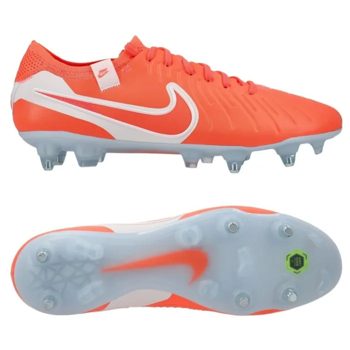 Nike Tiempo Legend 10 Elite SG-PRO Anti-Clog Mad Energy - Hot Lava/White