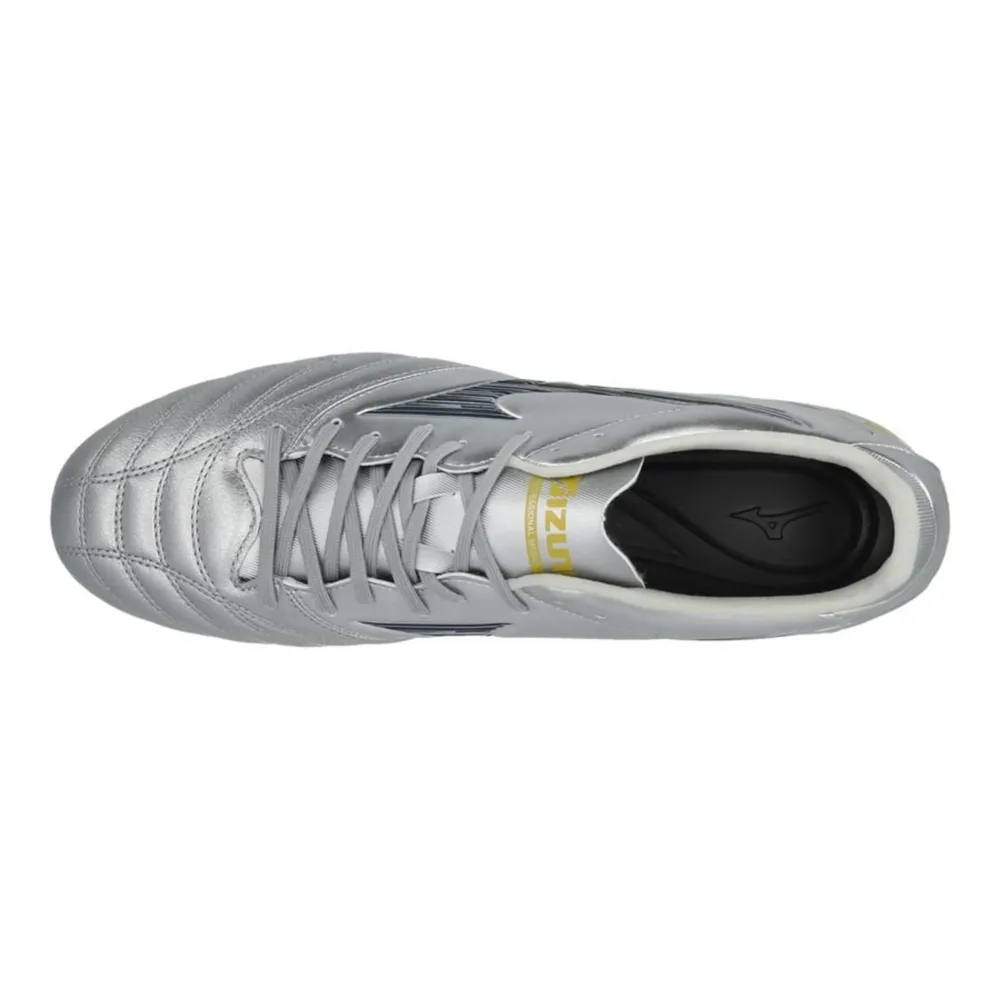Mizuno Morelia Neo IV Pro FG/AG Platinum Silver - Galaxy Silver/Cool Gray - Image 7