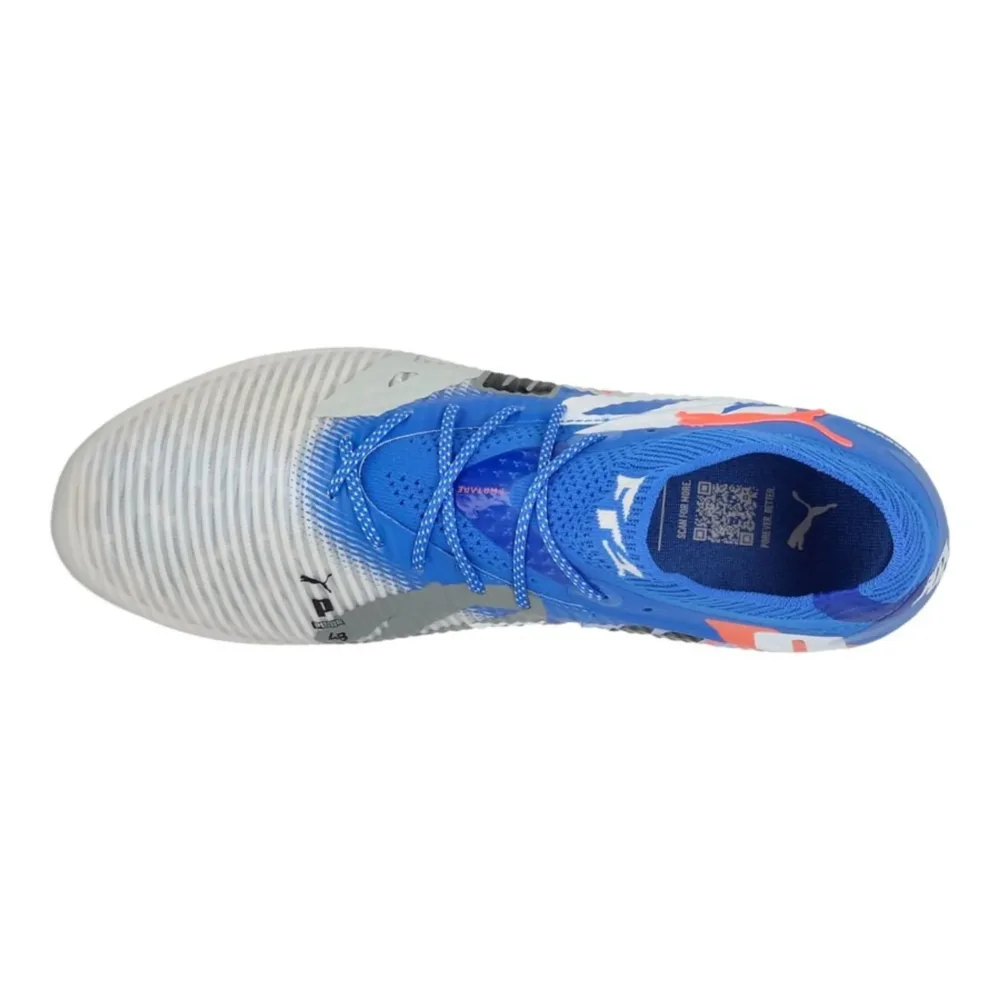 PUMA Future 8 Ultimate MG Forever - PUMA White/Ultra Blue/Feather Grey/PUMA Black/Glowing Red LIMITED EDITION - Image 7