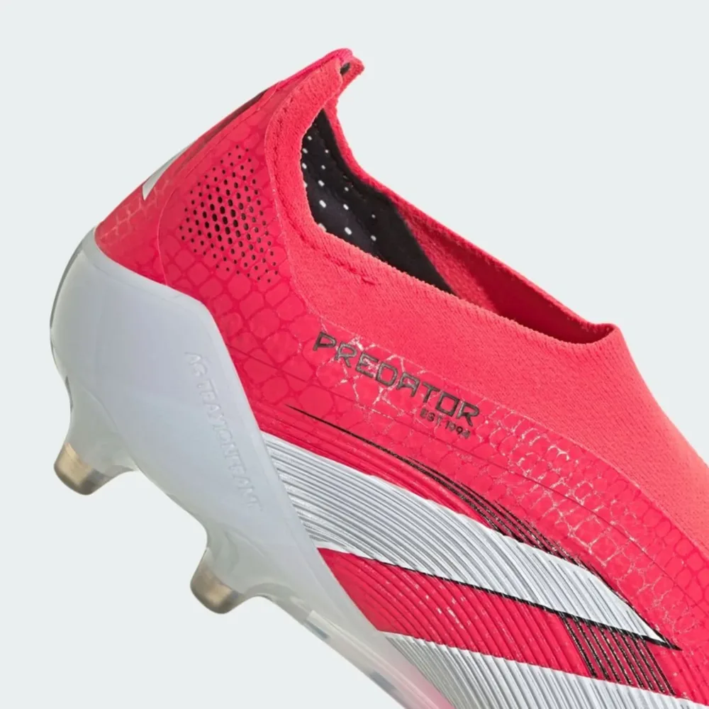 adidas Predator Elite Laceless AG Pure Victory - Lucid Red/Footwear White/Core Black - Image 7