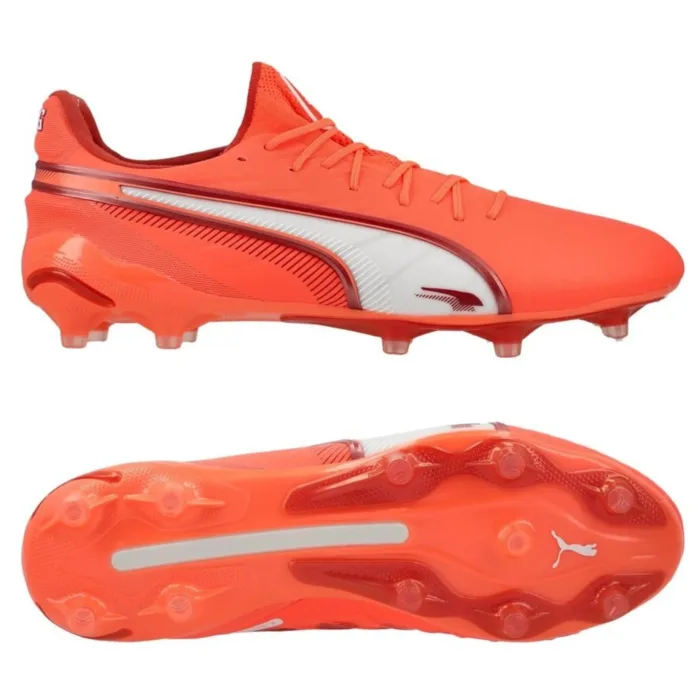 PUMA King Ultimate FG/AG Unlimited - Glowing Red/PUMA White/Red Fire