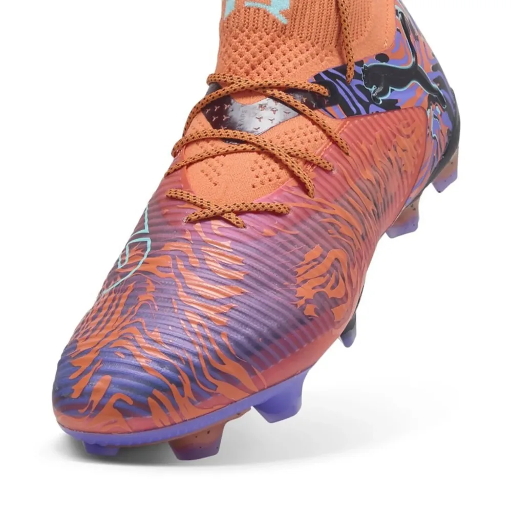 PUMA Future 8 Ultimate FG Creativity - Orange Poppy/Dark Amethyst/Electric Peppermint/PUMA Black LIMITED EDITION - Image 6