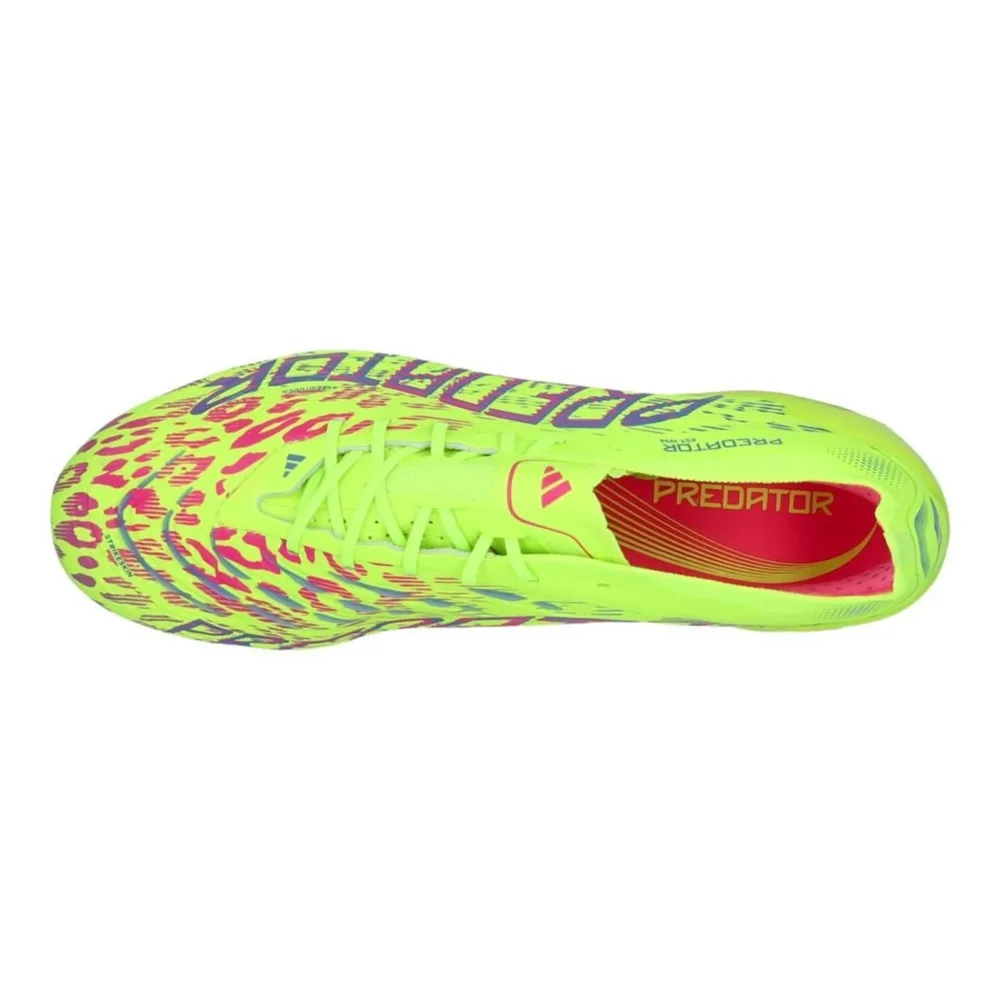 adidas Predator Elite SG Mystic Victory - Lucid Lemon/Lucid Pink/Blue Fusion - Image 7