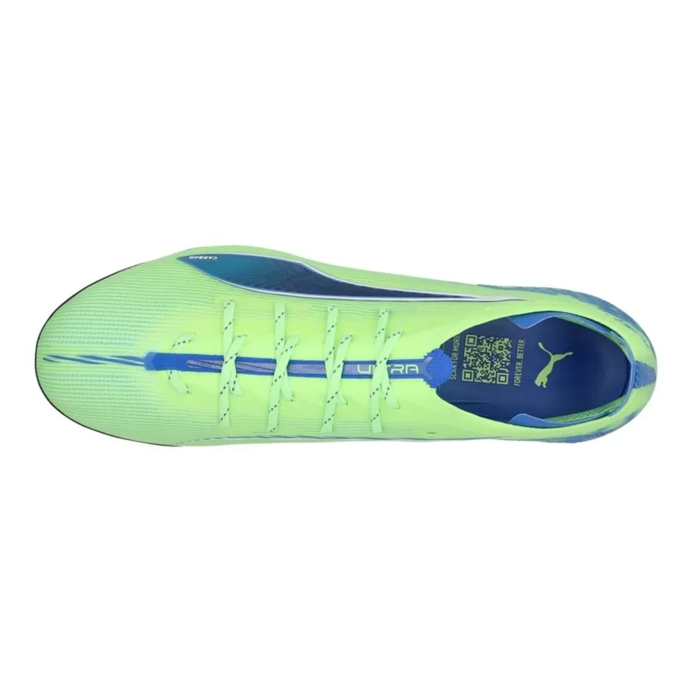 PUMA Ultra 5 Carbon FG Lights Out - Fizzy Apple/PUMA White/Bluemazing Women - Image 7