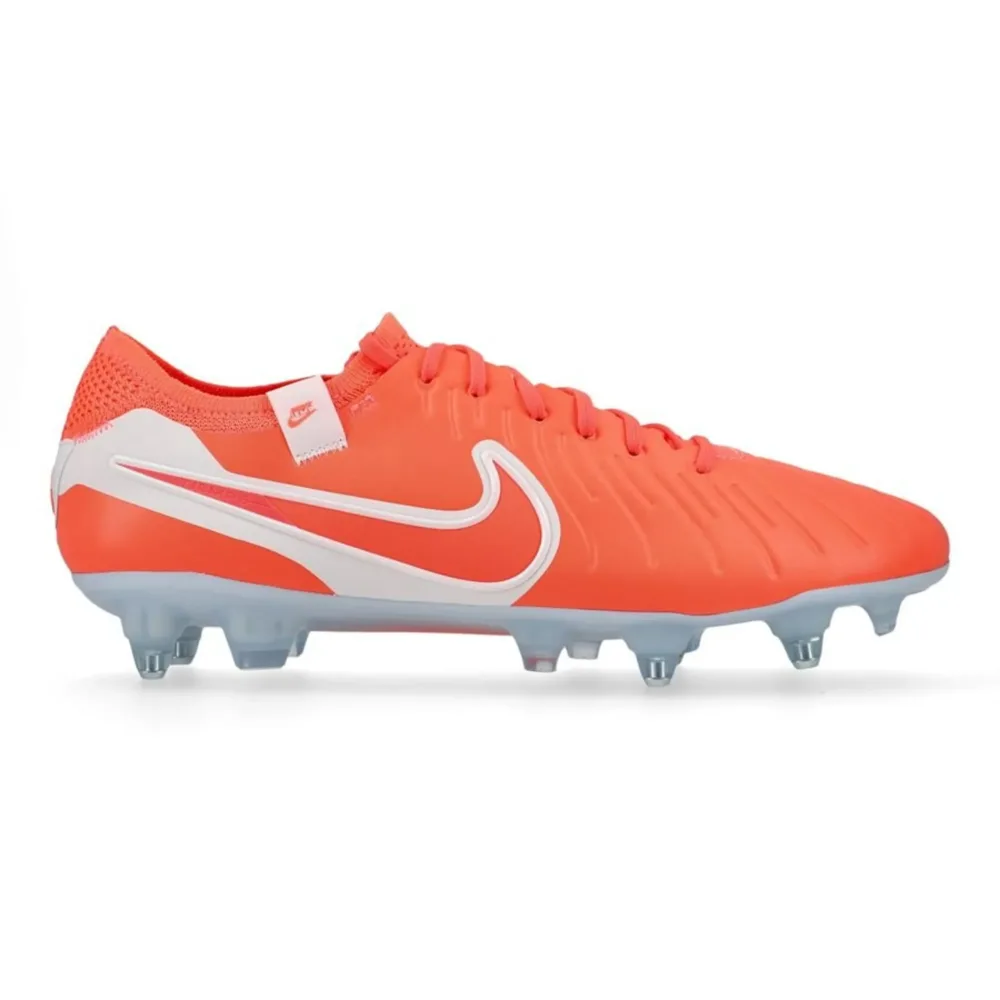 Nike Tiempo Legend 10 Elite SG-PRO Anti-Clog Mad Energy - Hot Lava/White - Image 2