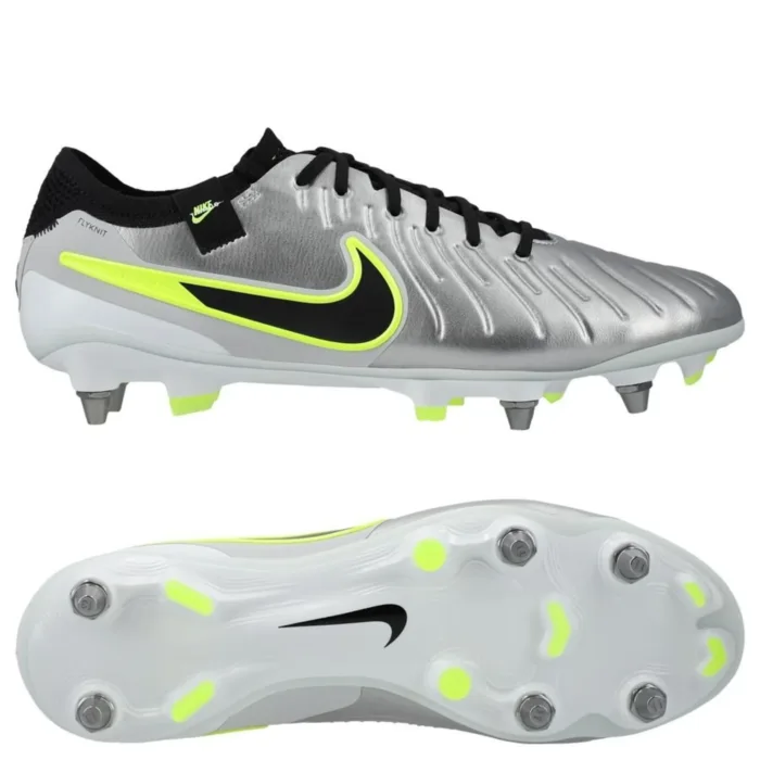 Nike Tiempo Legend 10 Elite SG-PRO PLAYER EDITION Mad Voltage - Metallic Silver/Black/Volt