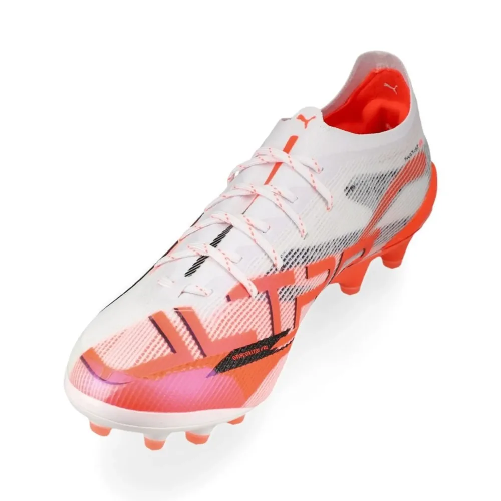 PUMA Ultra 5 Ultimate AG Unlimited - PUMA White/PUMA Black/Glowing Red Women - Image 6