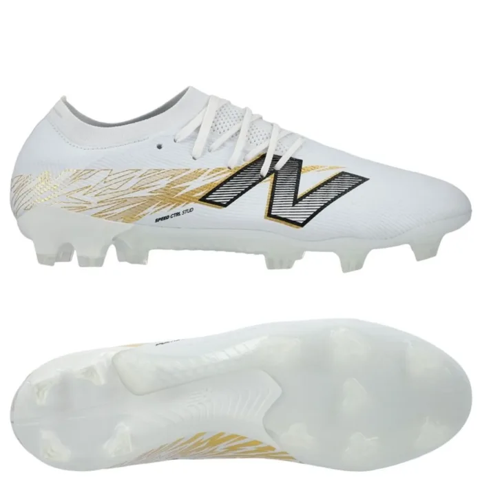 New Balance Furon V8 Elite FG 10 Year - White/Gold