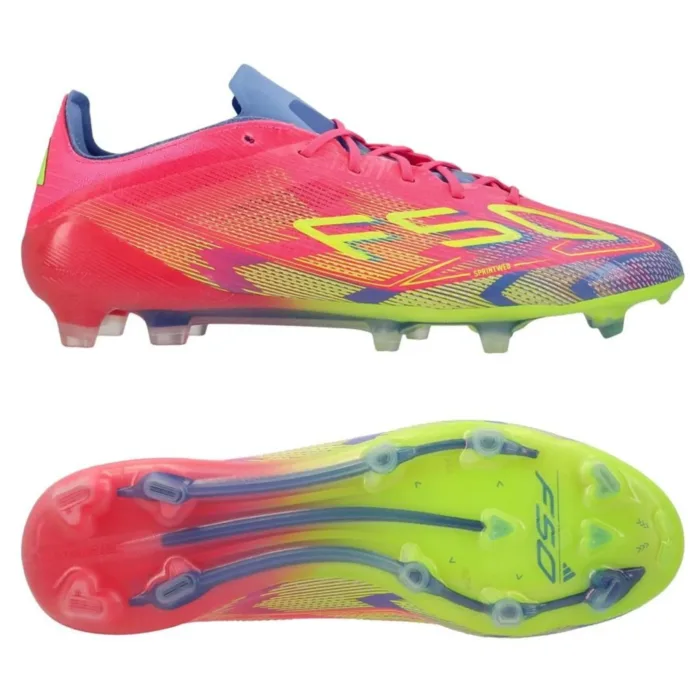 adidas F50 Elite FG Mystic Victory - Lucid Pink/Lucid Lemon/Blue Fusion