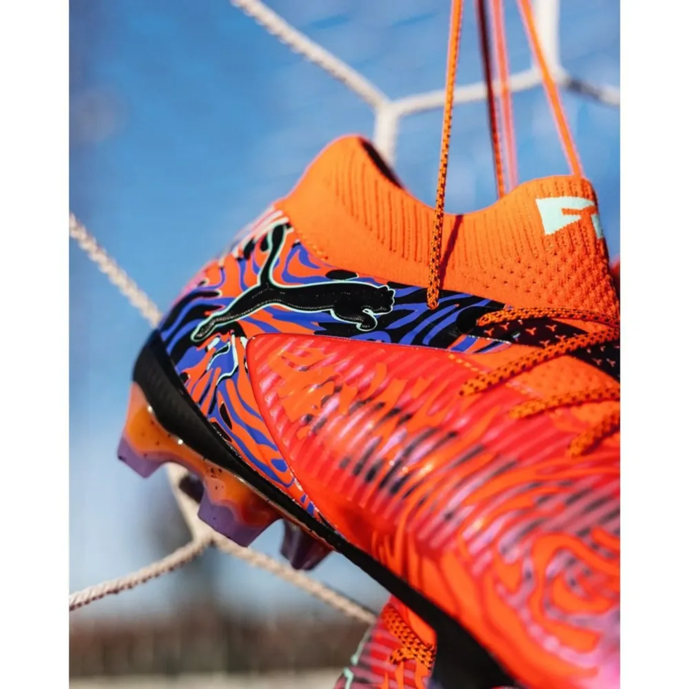 PUMA Future 8 Ultimate FG Creativity - Orange Poppy/Dark Amethyst/Electric Peppermint/PUMA Black LIMITED EDITION - Image 4