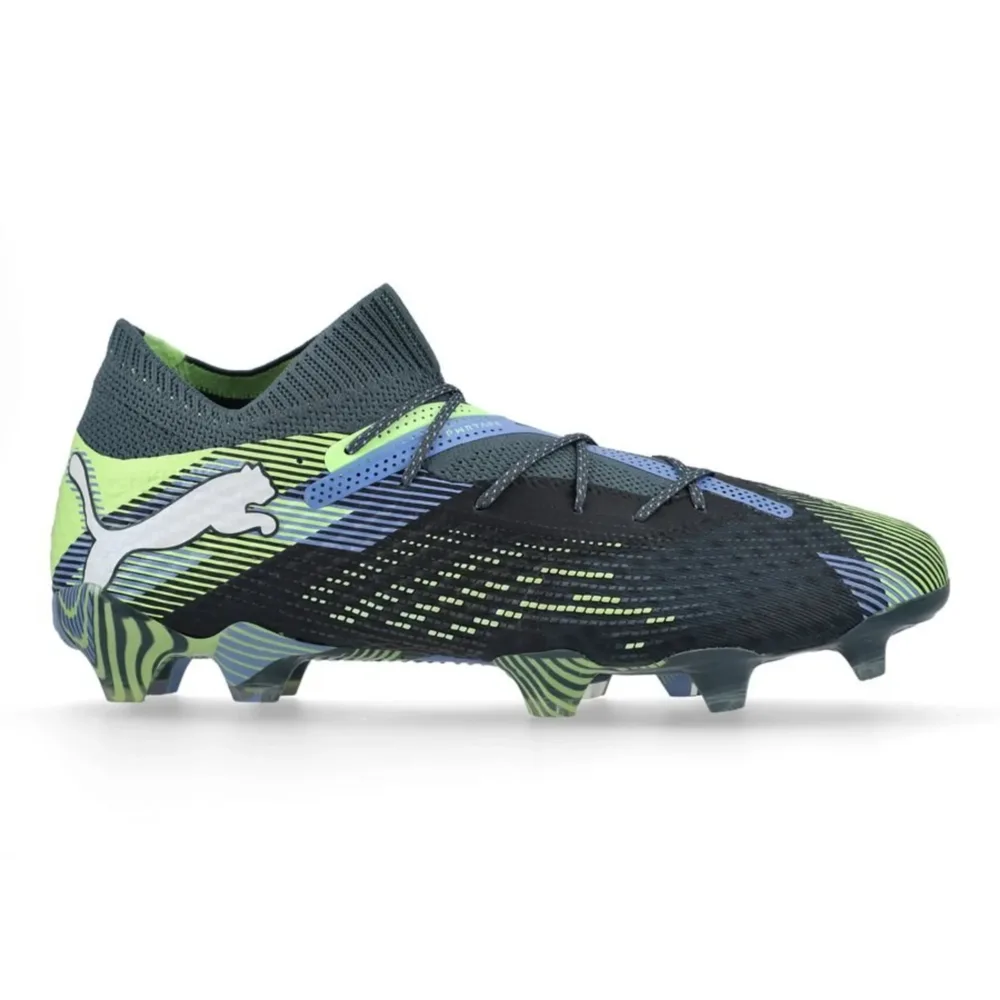 PUMA Future 7 Ultimate FG/AG Lights Out - Gray Skies/PUMA White/Fizzy Apple - Image 2