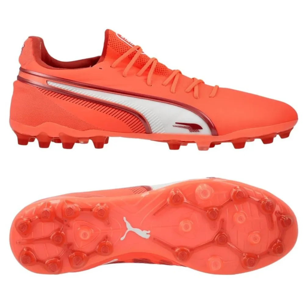 PUMA King Ultimate MG Unlimited - Glowing Red/PUMA White/Red Fire