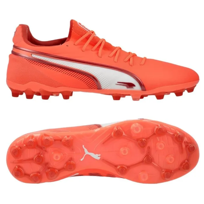PUMA King Ultimate MG Unlimited - Glowing Red/PUMA White/Red Fire
