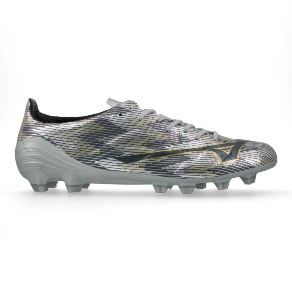Mizuno Alpha II Pro FG/AG Platinum Silver - Galaxy Silver/Gold - Image 2
