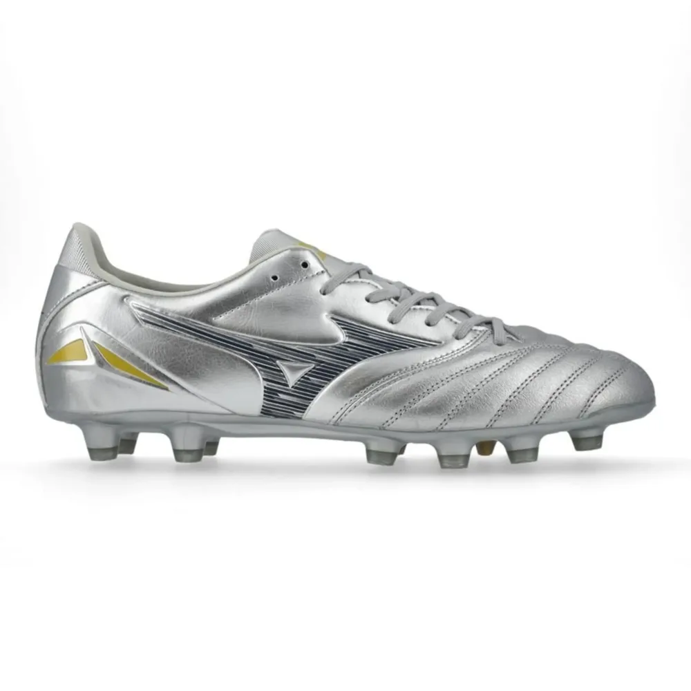 Mizuno Morelia Neo IV Pro FG/AG Platinum Silver - Galaxy Silver/Cool Gray - Image 2