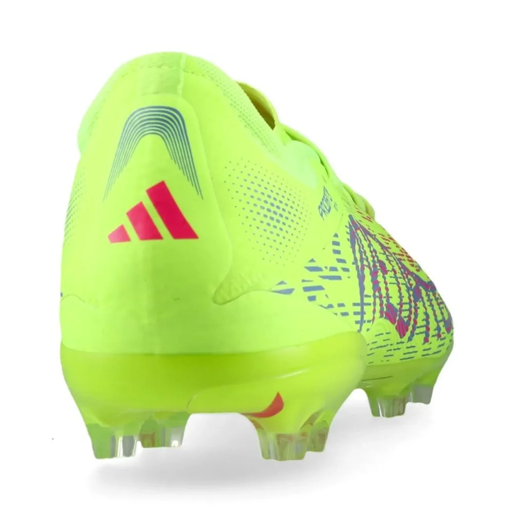 adidas Predator Pro FG Mystic Victory - Lucid Lemon/Lucid Pink/Blue Fusion - Image 4