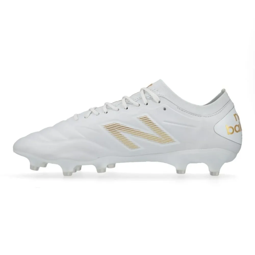 New Balance 442 v2 Elite FG 10 Year - White/Gold - Image 3