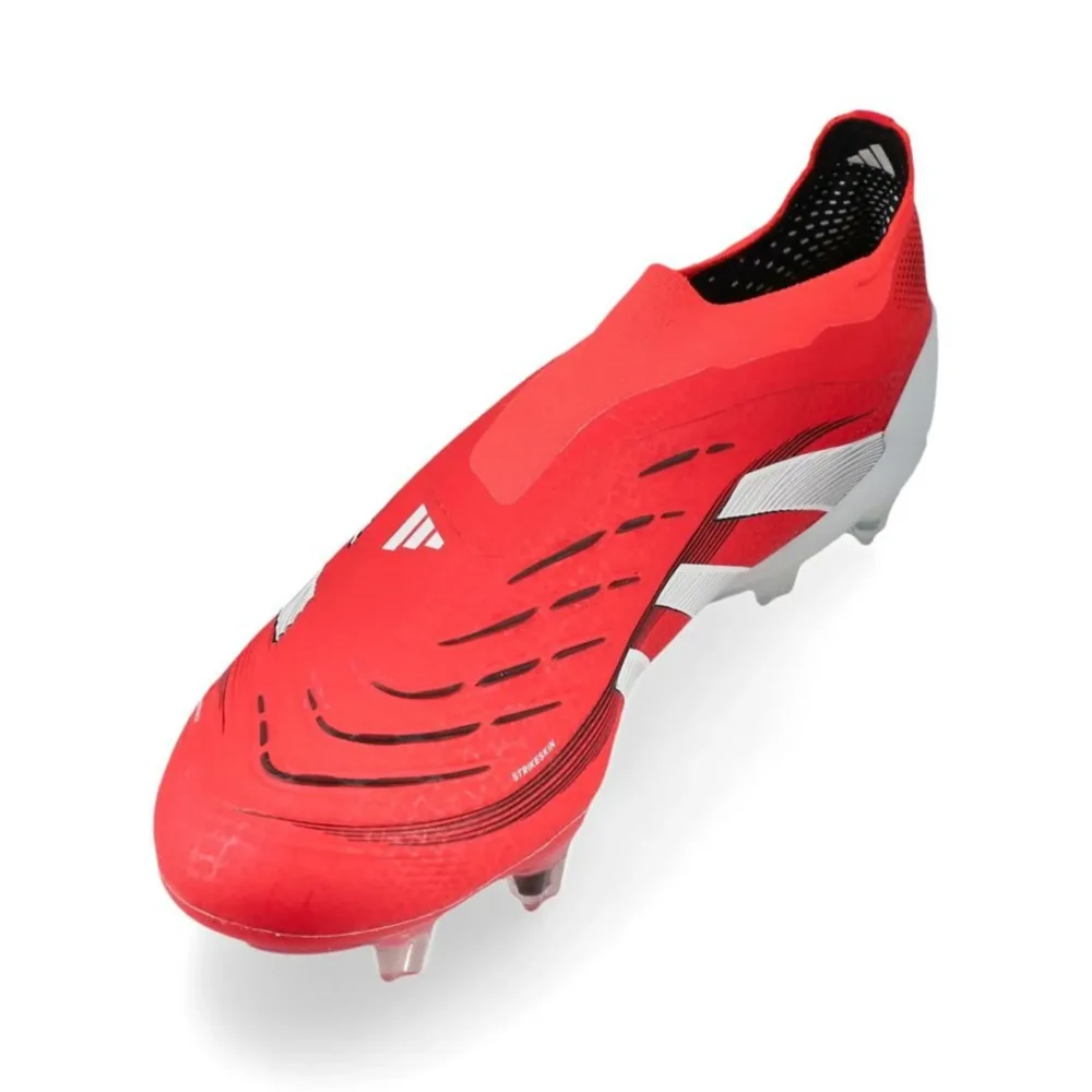 adidas Predator Elite Laceless FG Pure Victory - Lucid Red/Footwear White/Core Black - Image 6