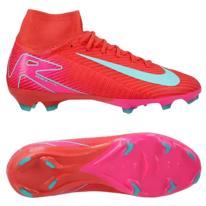 Nike Air Zoom Mercurial Superfly 10 Pro FG Mad Energy - Ember Glow/Aurora Green
