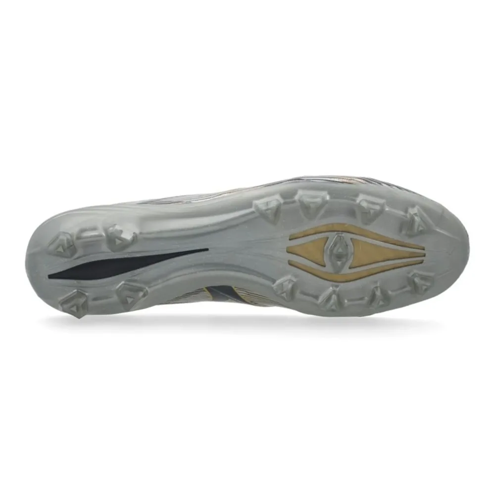 Mizuno Alpha II Elite FG/AG Platinum Silver - Galaxy Silver/Gold - Image 8