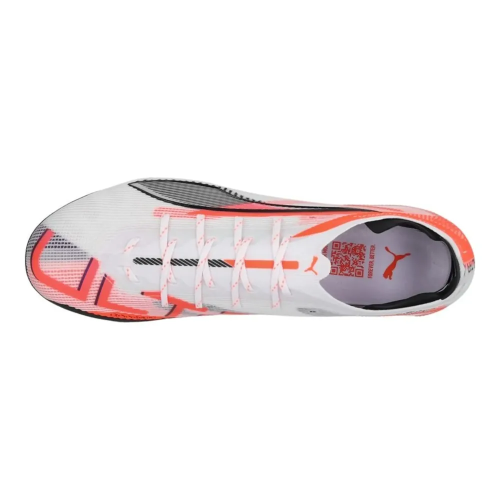 PUMA Ultra 5 Carbon FG Unlimited - PUMA White/PUMA Black/Glowing Red - Image 7