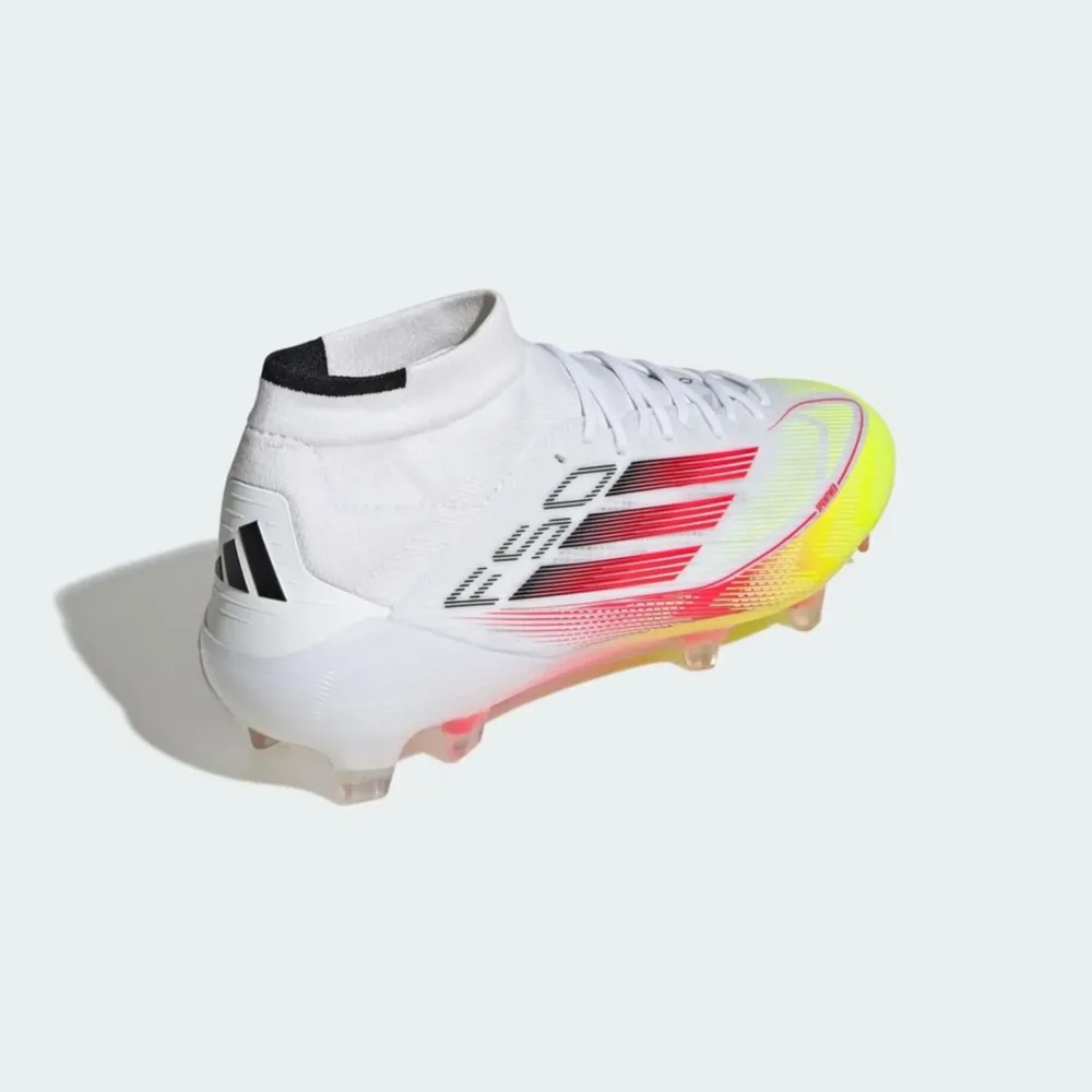 adidas F50 Elite Mid FG Pure Victory - Footwear White/Lucid Red/Solar Yellow Women - Image 5