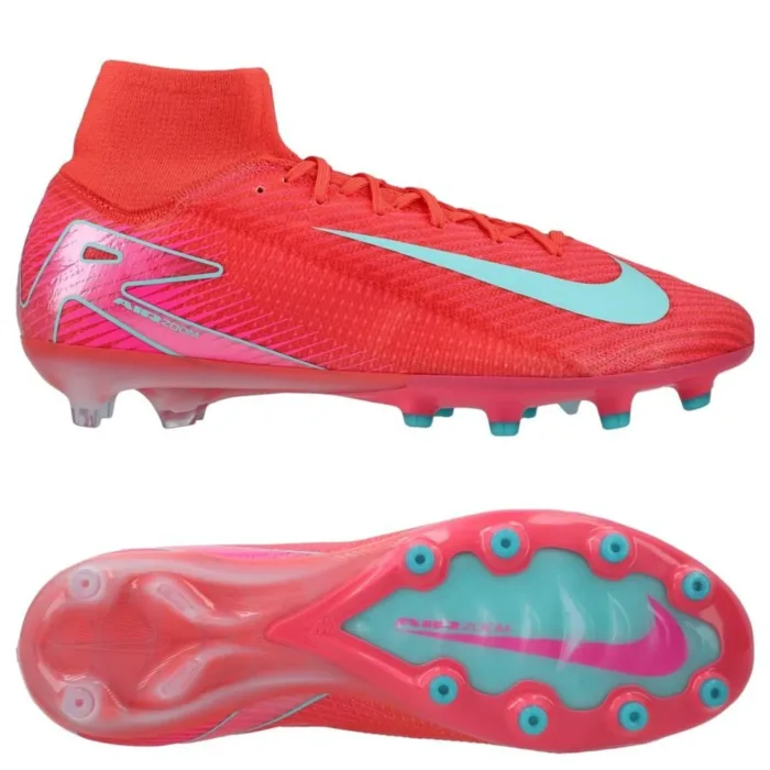 Nike Air Zoom Mercurial Superfly 10 Elite AG-PRO Mad Energy - Ember Glow/Aurora Green