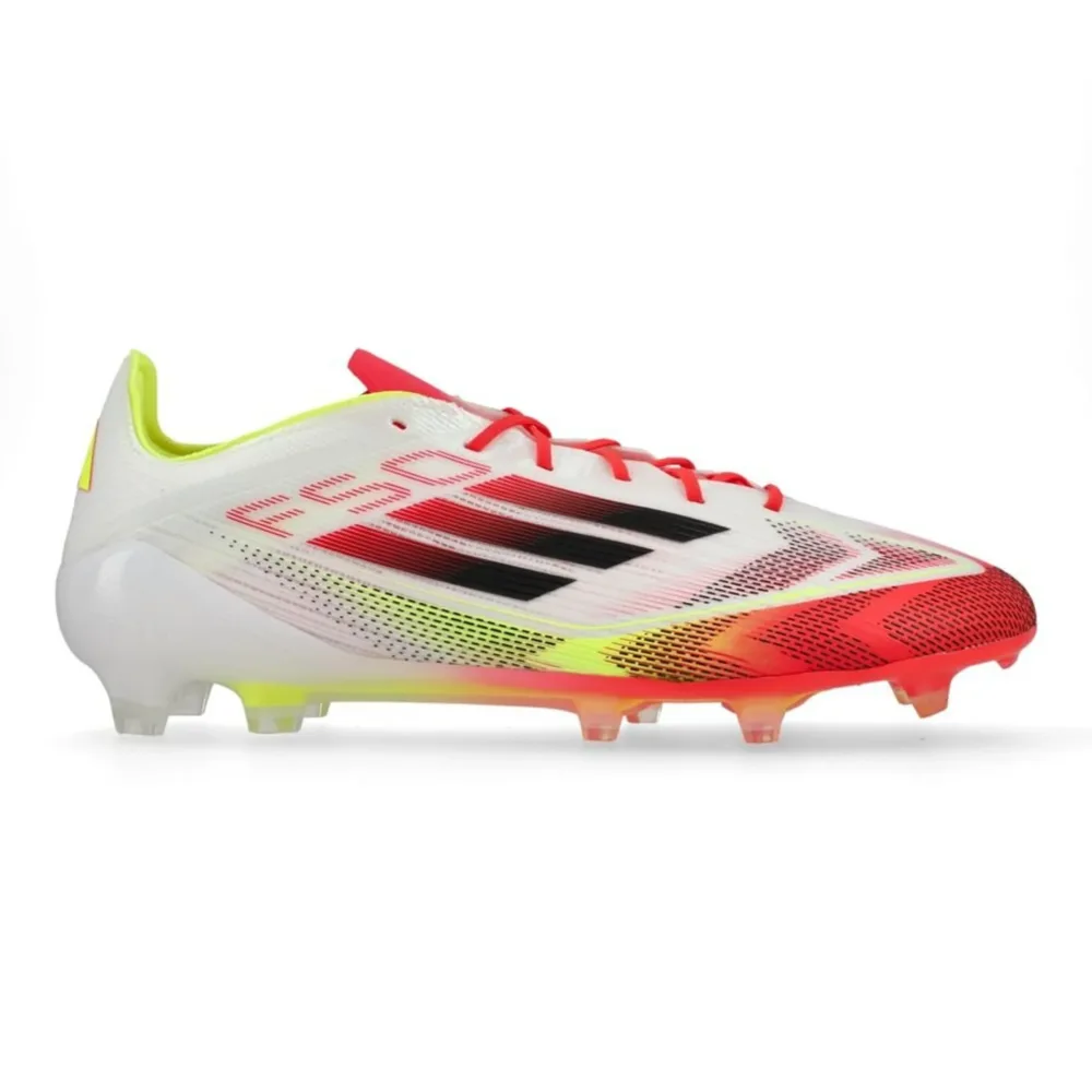 adidas F50 Elite FG Pure Victory - Footwear White/Core Black/Solar Yellow - Image 2