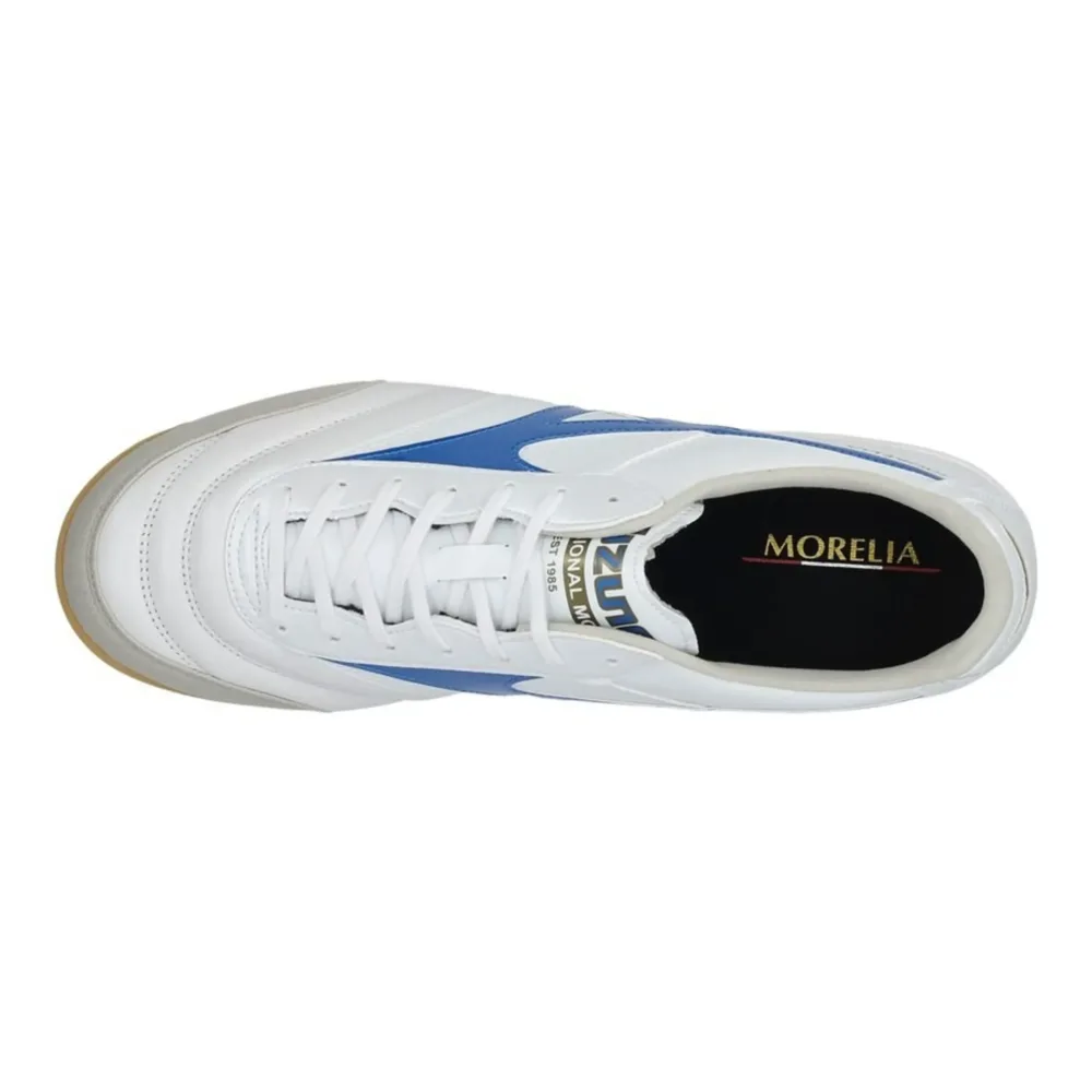 Mizuno Morelia Sala Elite IN Mugen - White/Laser Blue/Gold - Image 7