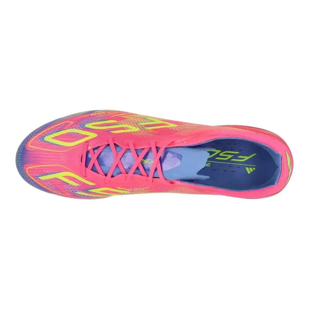 adidas F50 Elite FG Mystic Victory - Lucid Pink/Lucid Lemon/Blue Fusion - Image 7