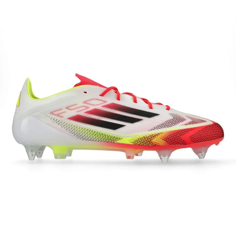adidas F50 Elite SG Pure Victory - Footwear White/Core Black/Solar Yellow - Image 2