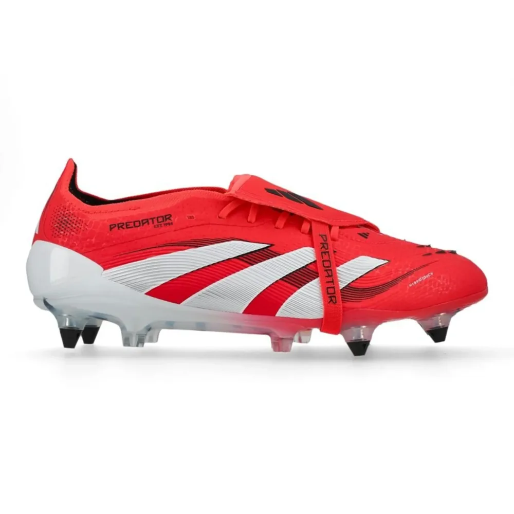 adidas Predator Elite Fold-over Tongue SG Pure Victory - Lucid Red/Footwear White/Core Black - Image 2