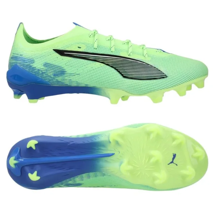 PUMA Ultra 5 Ultimate FG Lights Out - Fizzy Apple/PUMA White/Bluemazing