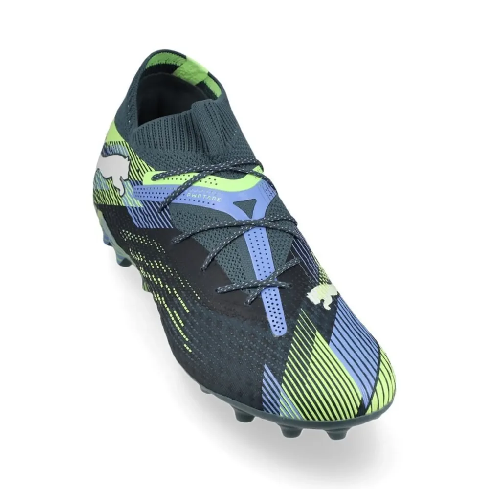 PUMA Future 7 Ultimate MG Lights Out - Gray Skies/PUMA White/Fizzy Apple - Image 5