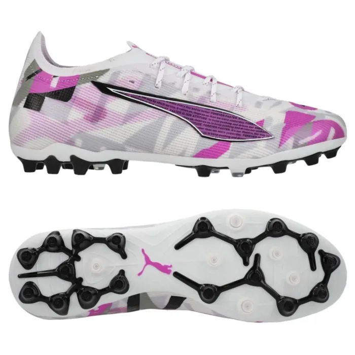 PUMA Ultra 5 Ultimate MG Forever - PUMA White/Pure Magenta/Feather Grey/PUMA Black LIMITED EDITION