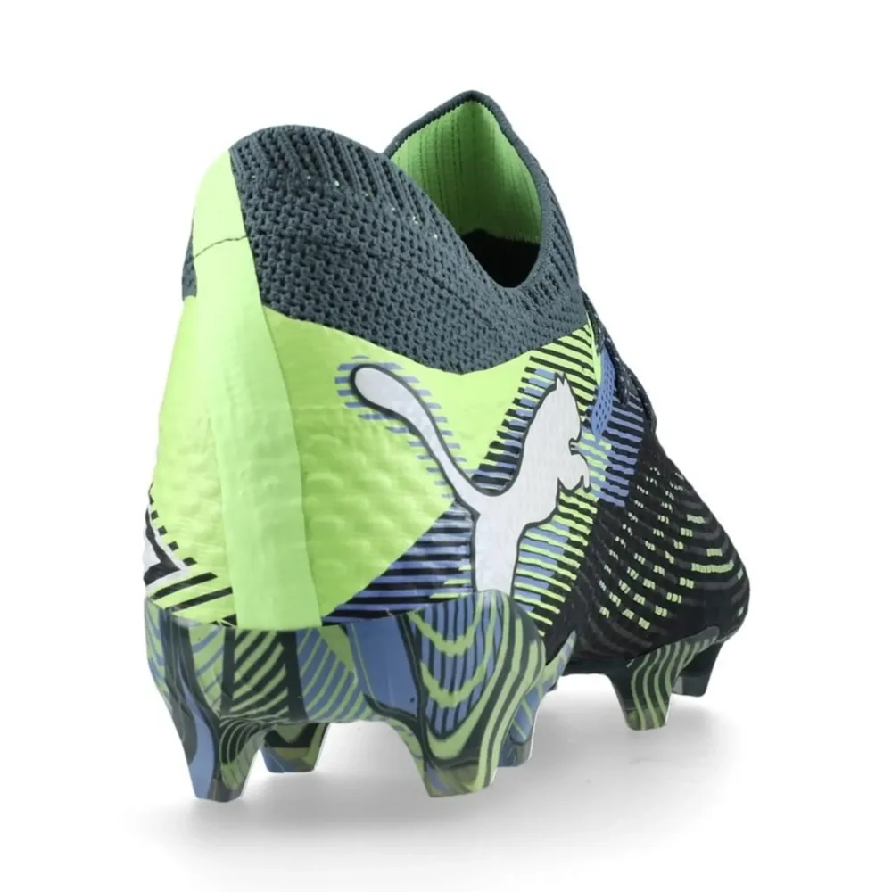 PUMA Future 7 Ultimate FG/AG Lights Out - Gray Skies/PUMA White/Fizzy Apple - Image 4