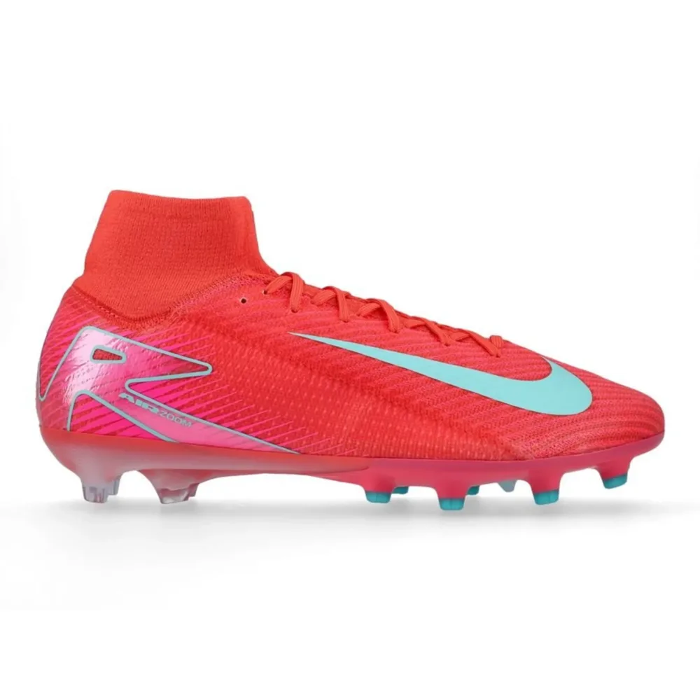 Nike Air Zoom Mercurial Superfly 10 Elite AG-PRO Mad Energy - Ember Glow/Aurora Green - Image 2