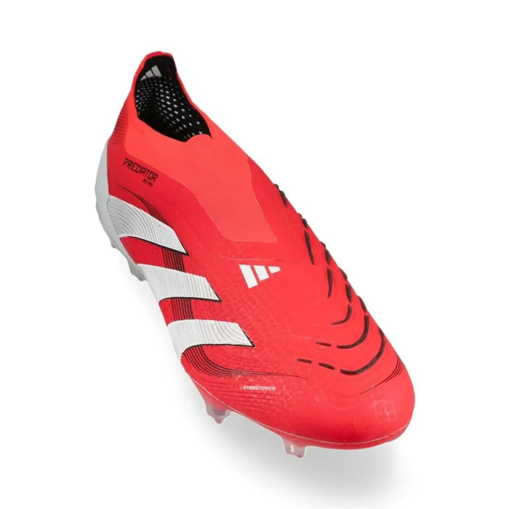 adidas Predator Elite Laceless FG Pure Victory - Lucid Red/Footwear White/Core Black - Image 5