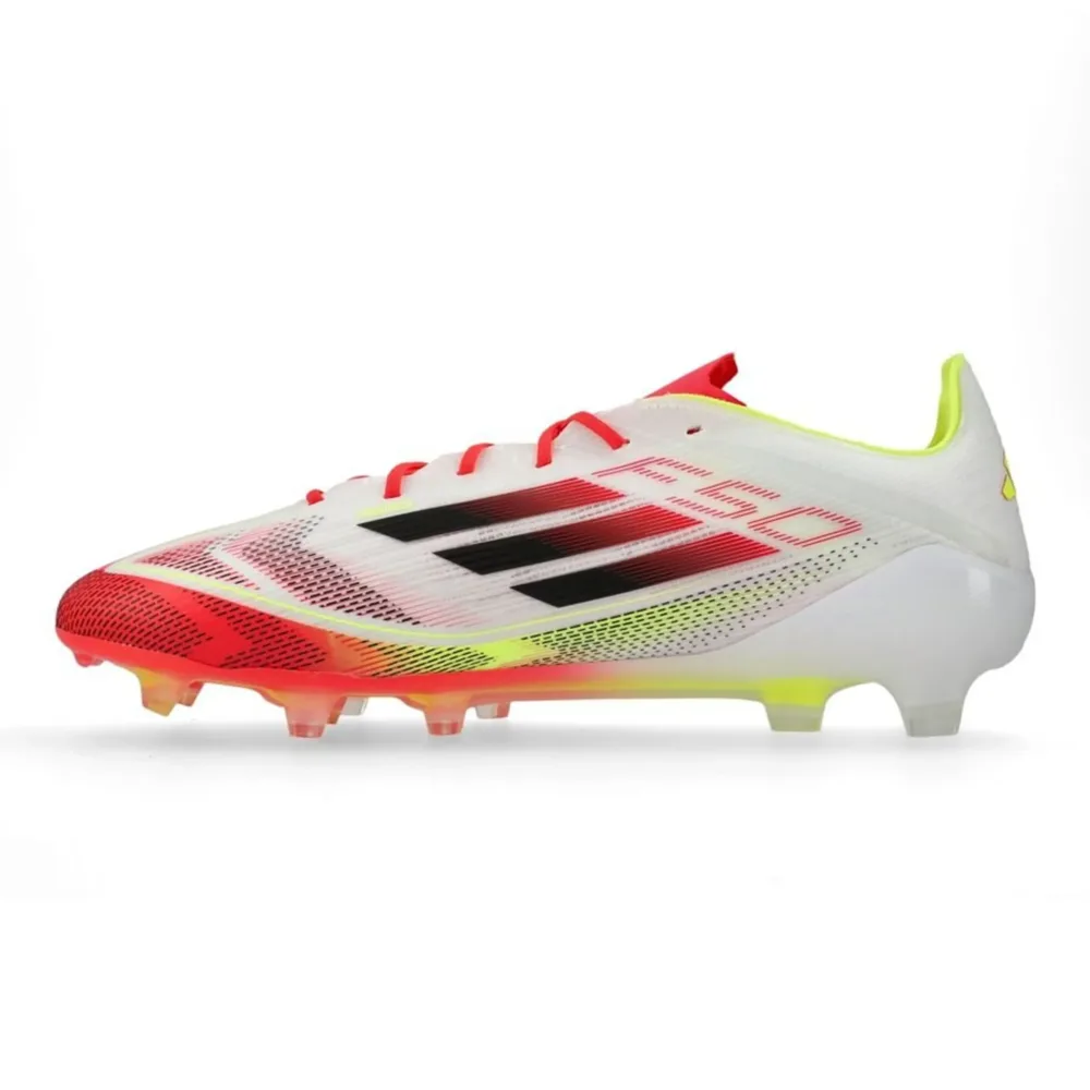 adidas F50 Elite FG Pure Victory - Footwear White/Core Black/Solar Yellow - Image 3