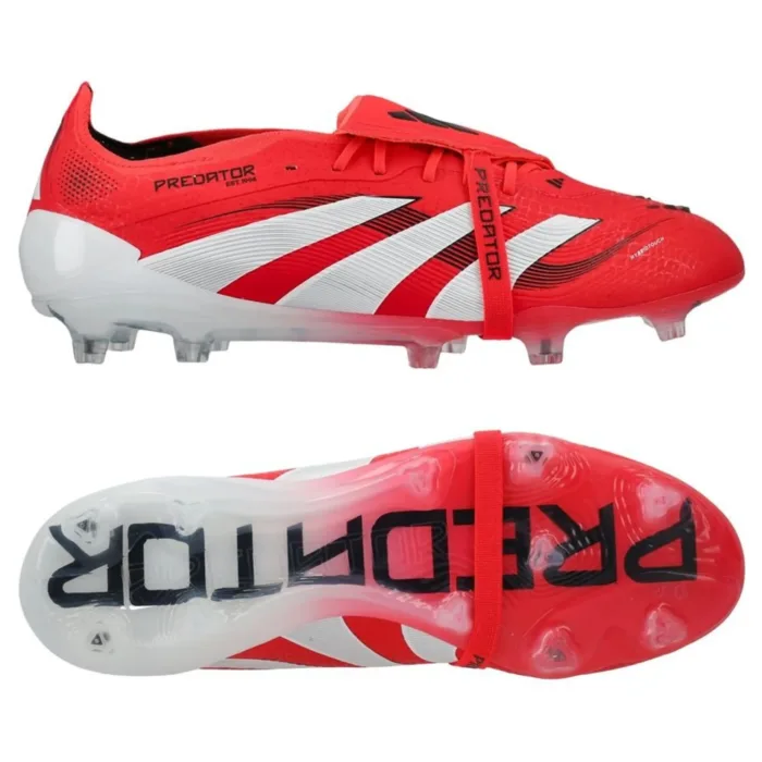 adidas Predator Elite Fold-over Tongue FG Pure Victory - Lucid Red/Footwear White/Core Black