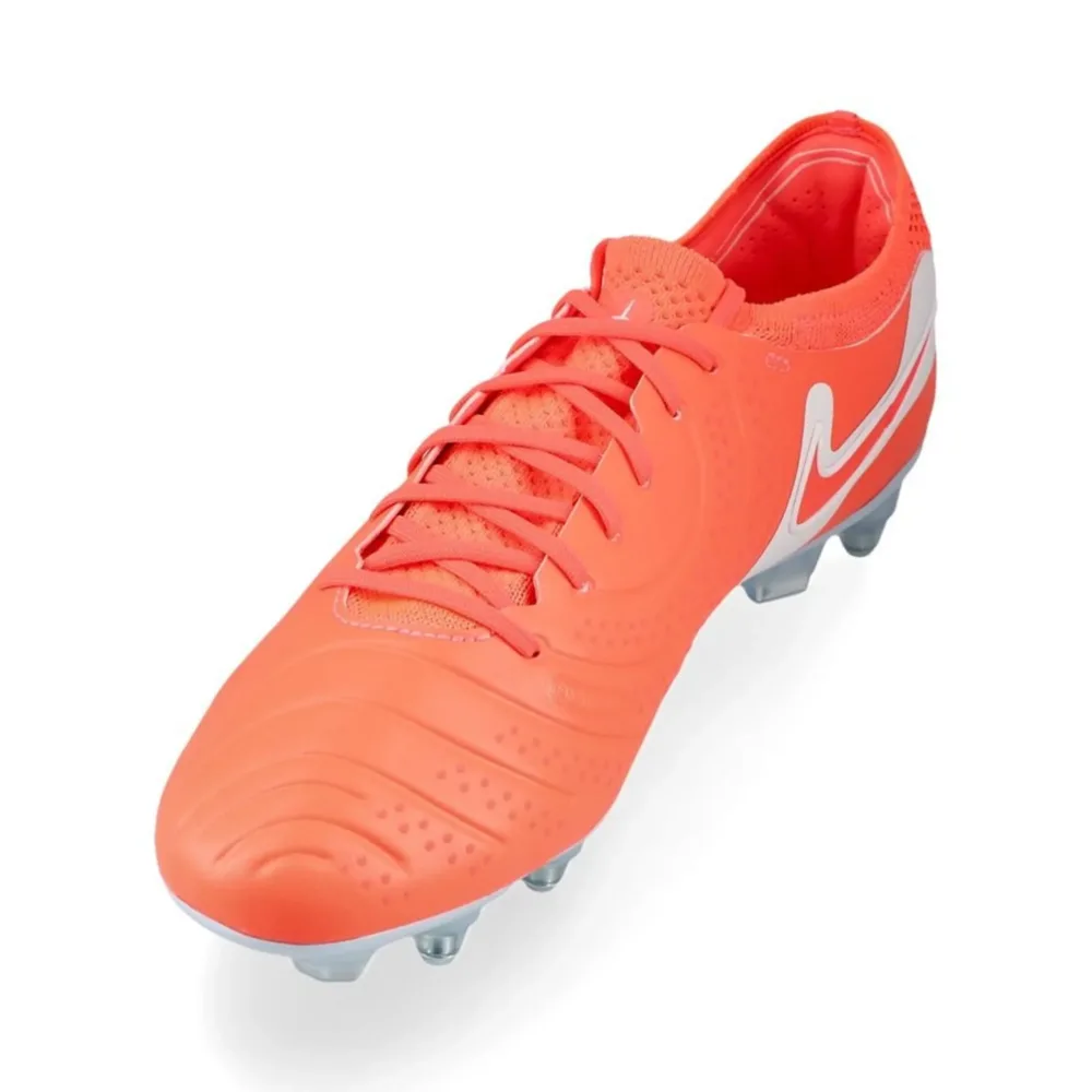 Nike Tiempo Legend 10 Elite SG-PRO Anti-Clog Mad Energy - Hot Lava/White - Image 6