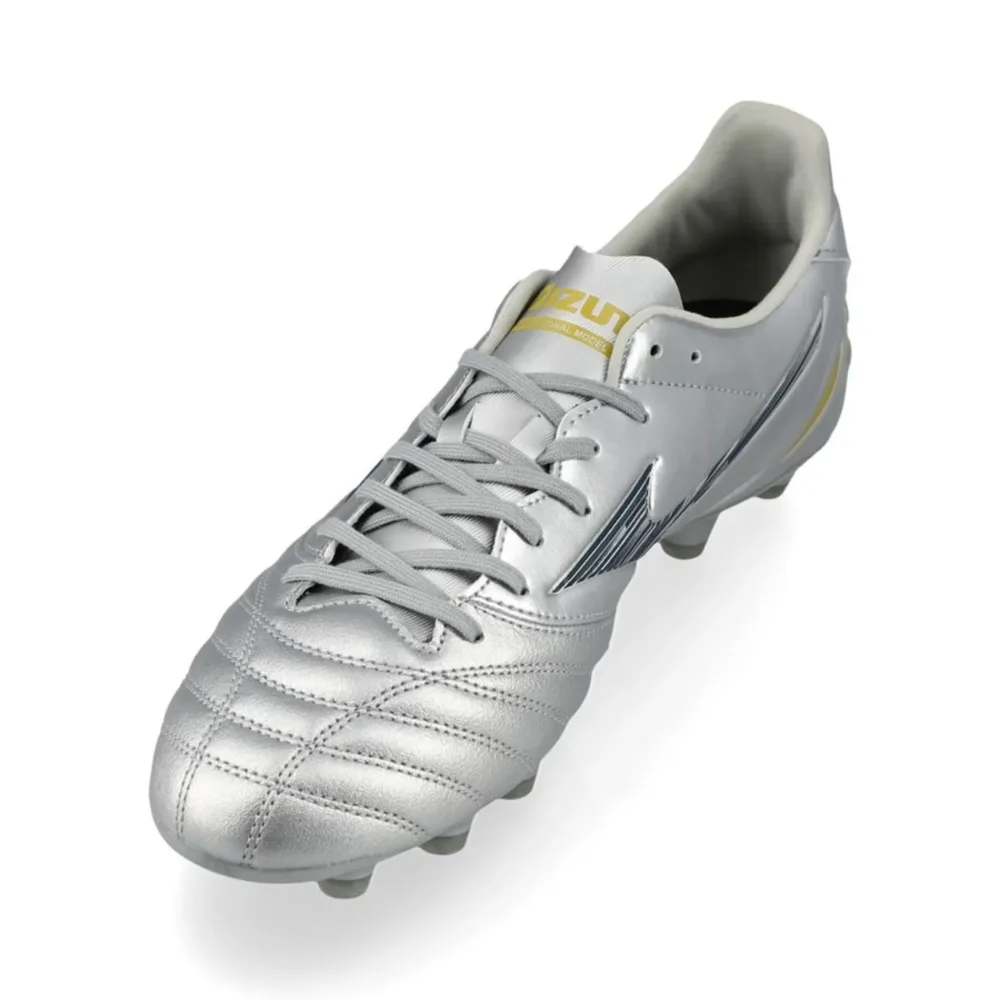Mizuno Morelia Neo IV Pro FG/AG Platinum Silver - Galaxy Silver/Cool Gray - Image 6