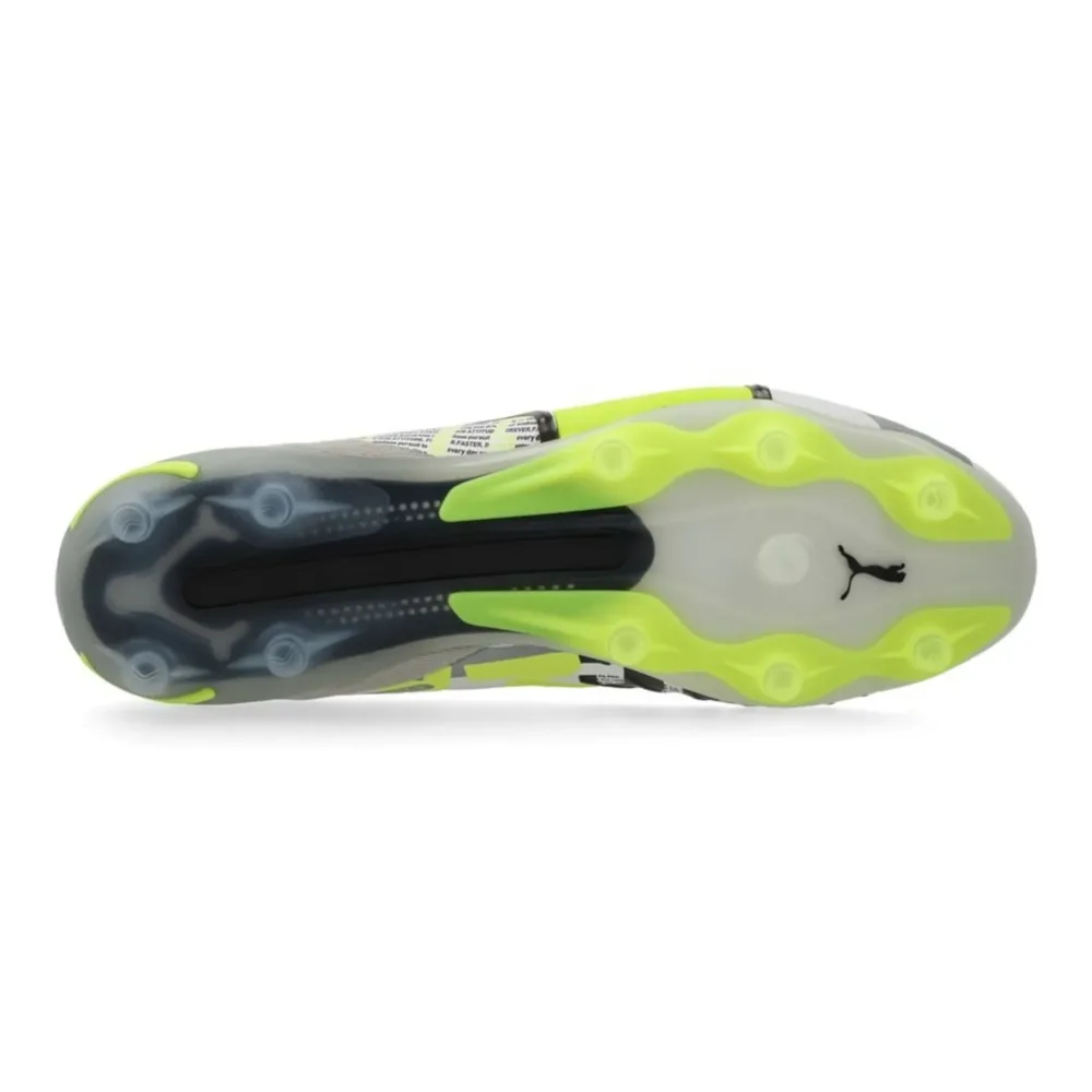 PUMA King Ultimate FG/AG Forever - Feather Grey/Electric Lime/PUMA White/Flat Light Gray LIMITED EDITION - Image 9