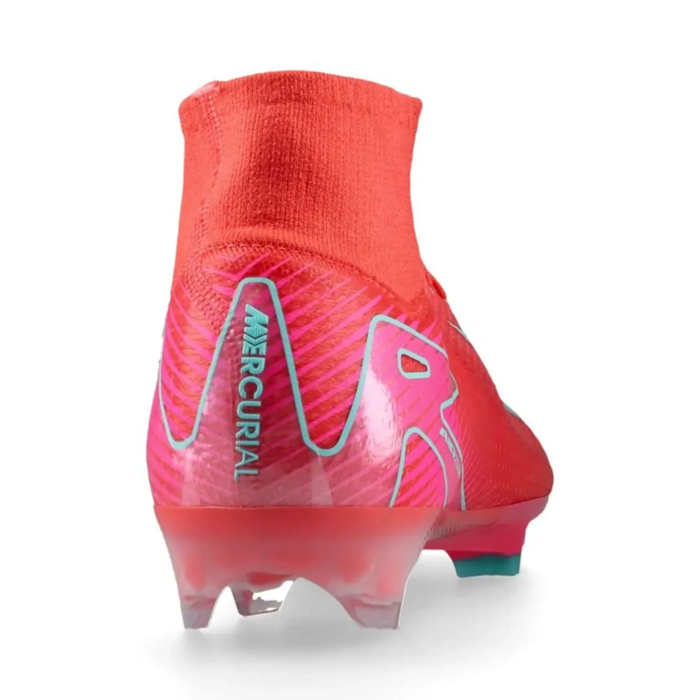 Nike Air Zoom Mercurial Superfly 10 Elite FG Mad Energy - Ember Glow/Aurora Green - Image 4