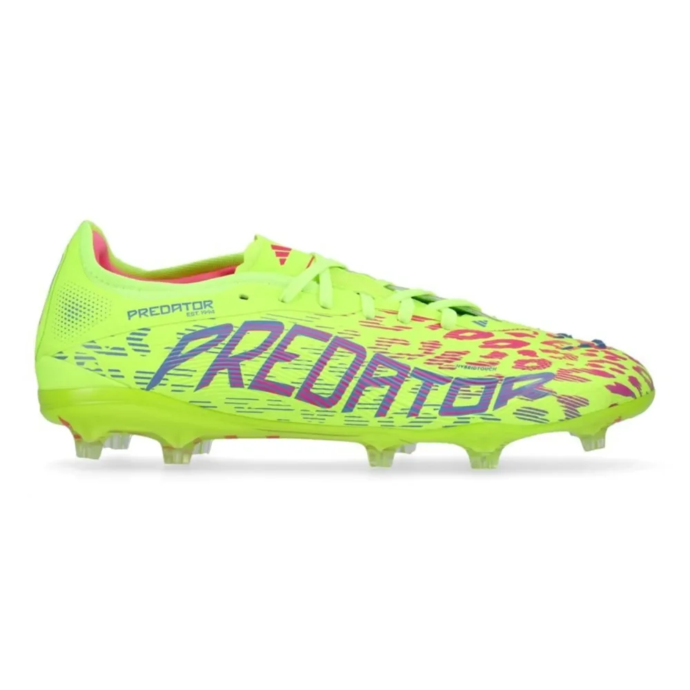 adidas Predator Pro FG Mystic Victory - Lucid Lemon/Lucid Pink/Blue Fusion - Image 2