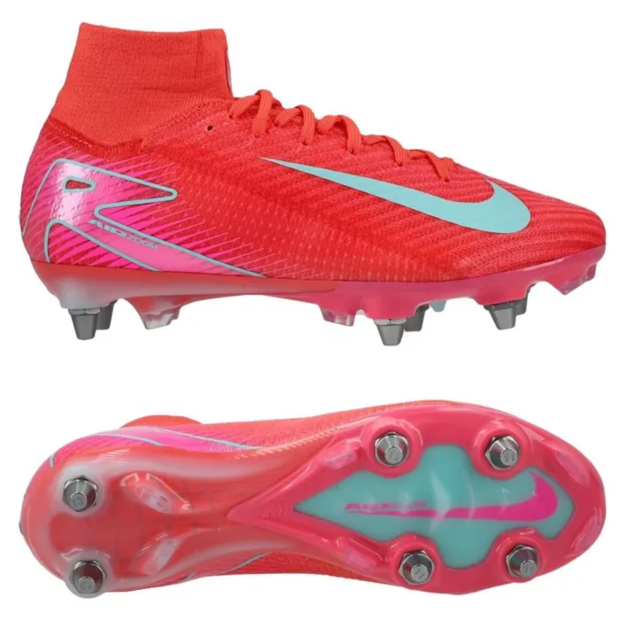 Nike Air Zoom Mercurial Superfly 10 Elite SG-PRO Mad Energy - Ember Glow/Aurora Green
