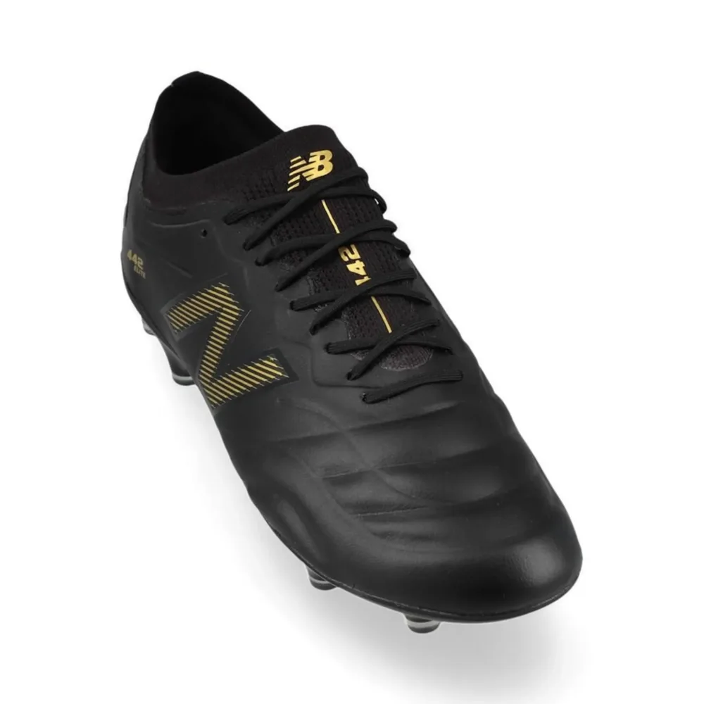 New Balance 442 v2 Elite FG 10 Year - Black/Gold - Image 5