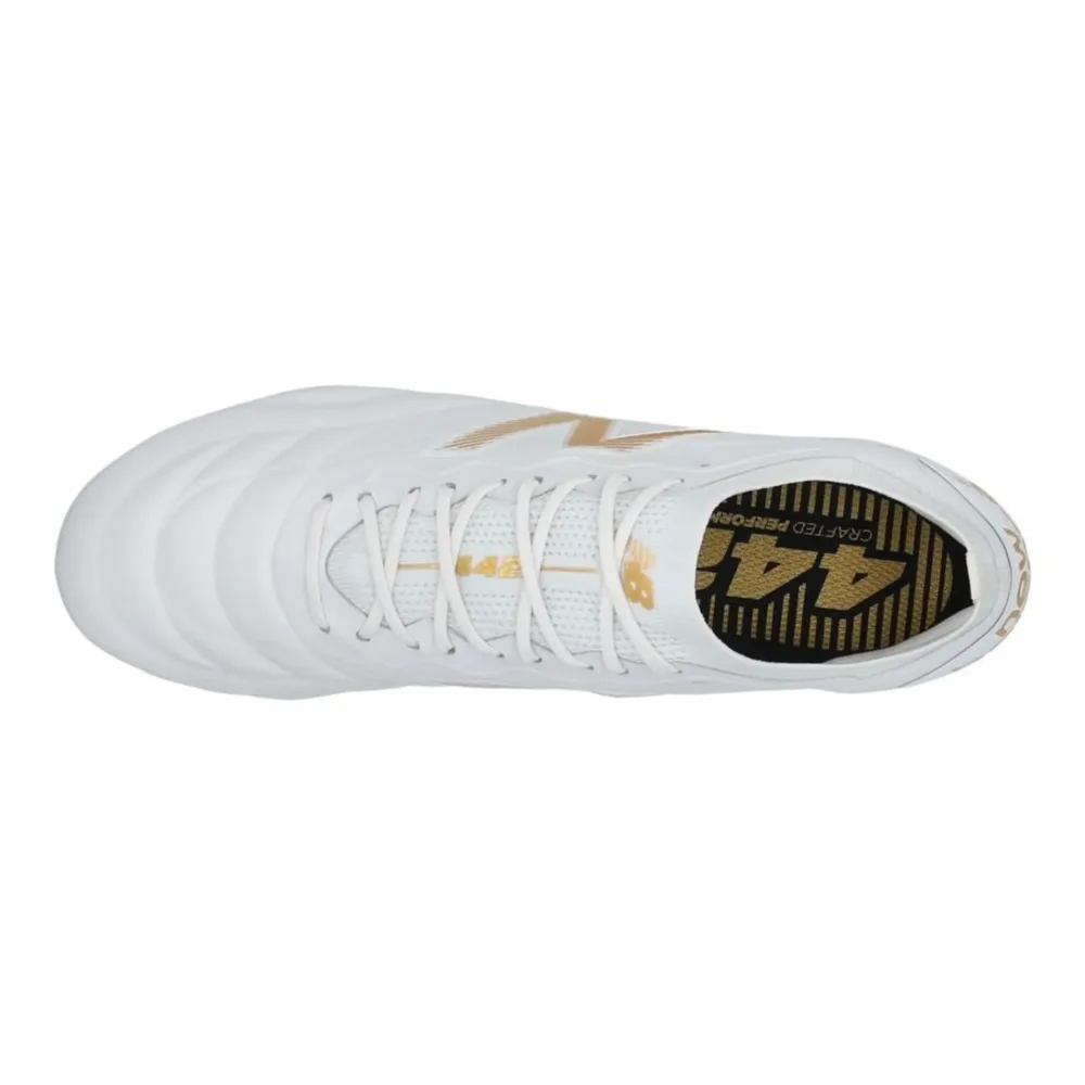 New Balance 442 v2 Elite FG 10 Year - White/Gold - Image 7