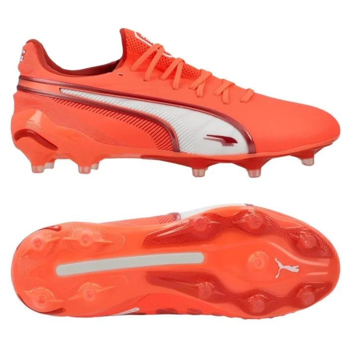 PUMA King Ultimate FG/AG Unlimited - Glowing Red/PUMA White/Red Fire Women