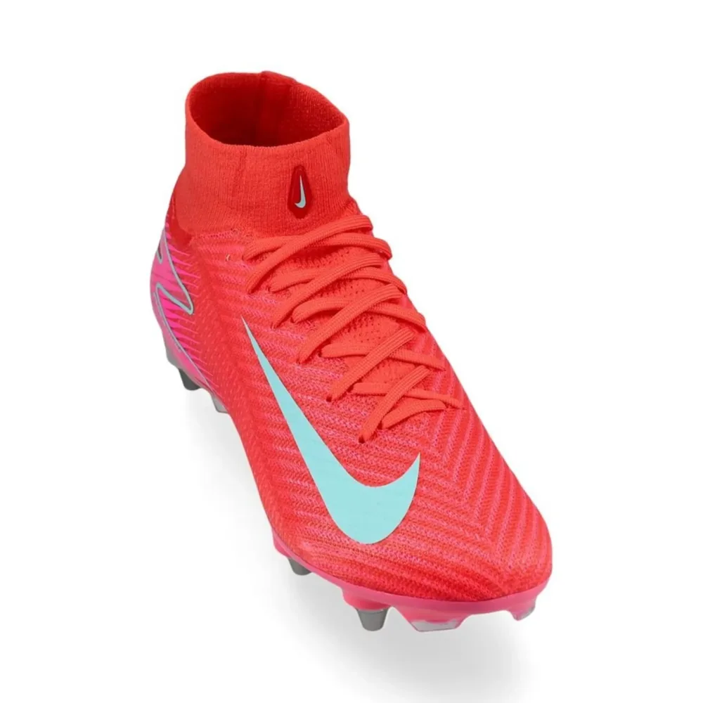 Nike Air Zoom Mercurial Superfly 10 Elite SG-PRO Mad Energy - Ember Glow/Aurora Green - Image 5